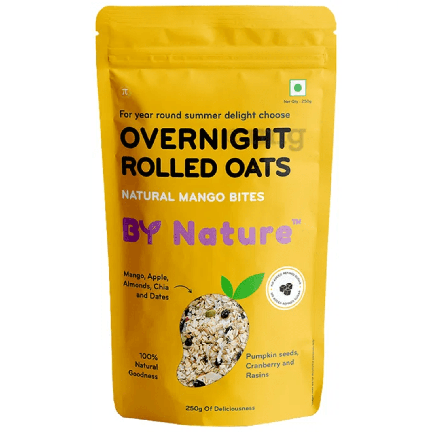 By Nature Overnight Rolled Oats with Mango 250 gm